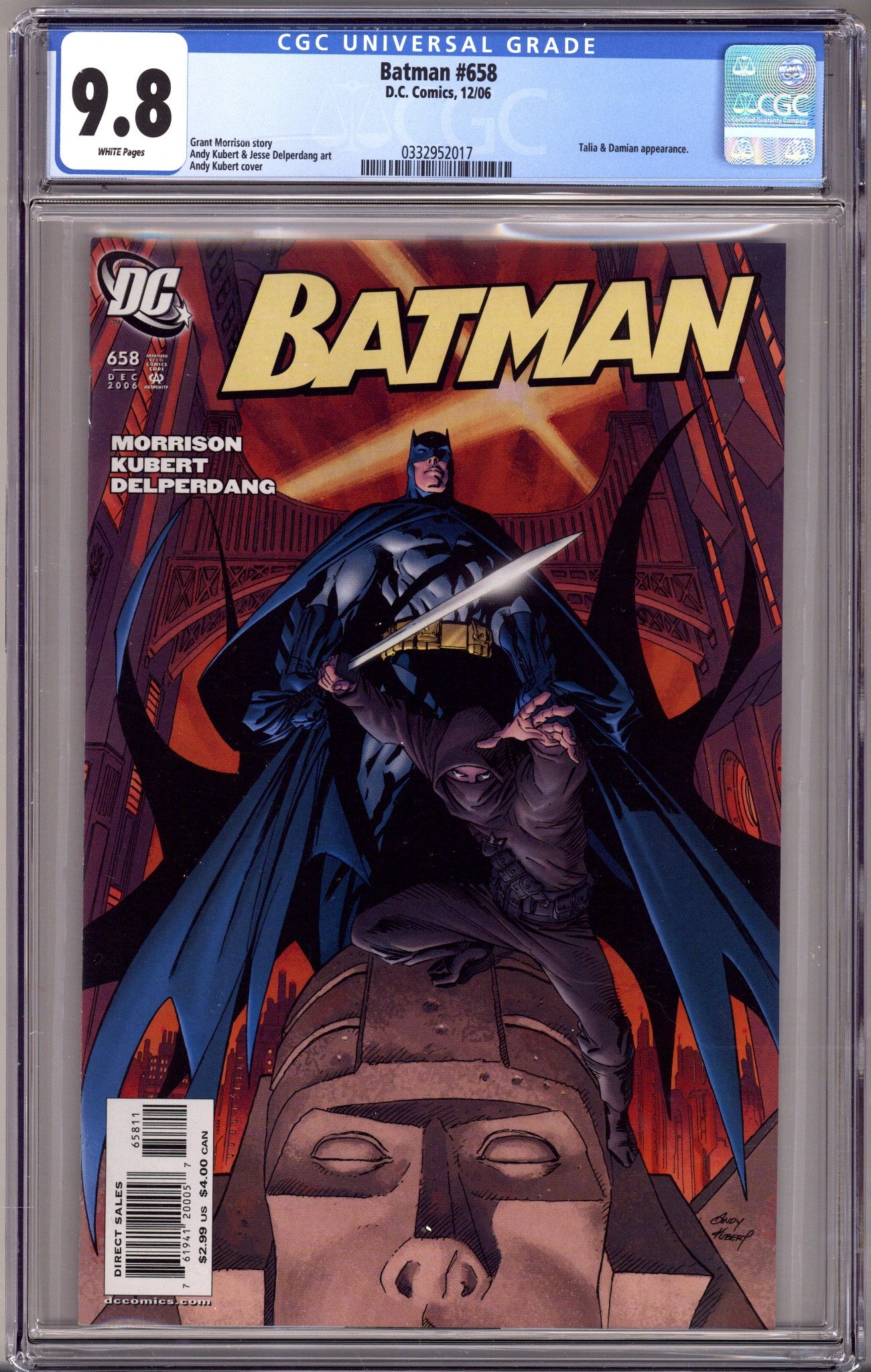 Batman Vol 1 658 CGC 9.8 (NM/M) (2006) 