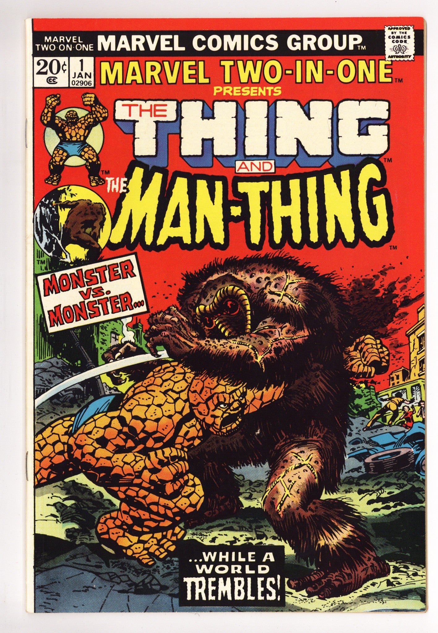 Marvel Two-in-One Vol 1 1 VF (8.0) (1974) 