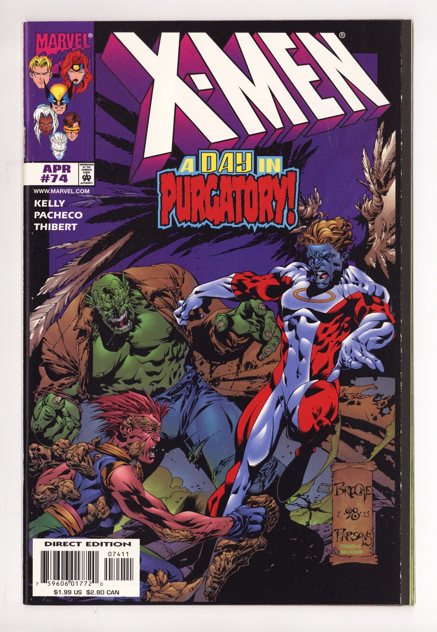 X-Men Vol 1 74 High Grade (1998) 