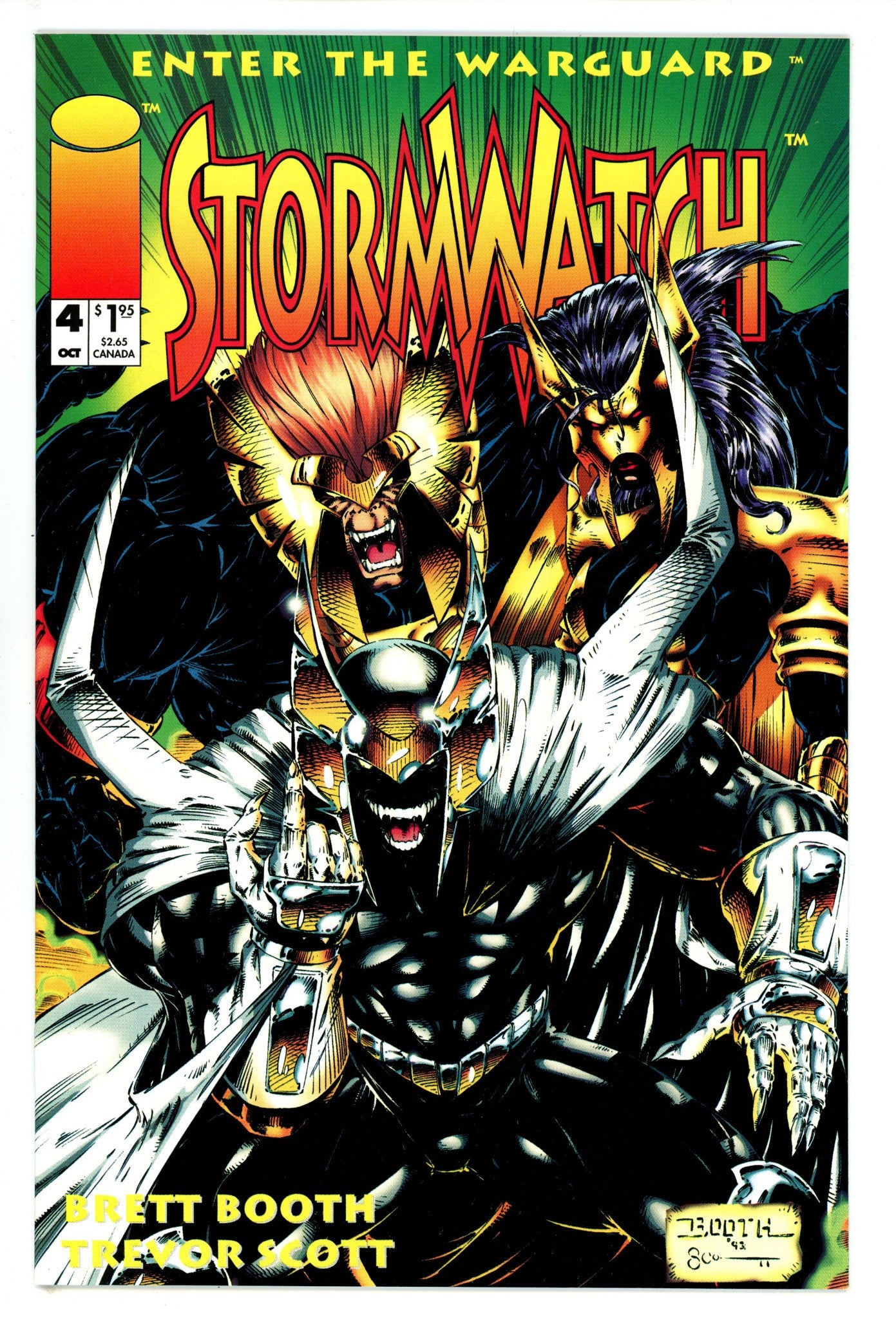 Stormwatch Vol 1 4 High Grade (1993) 