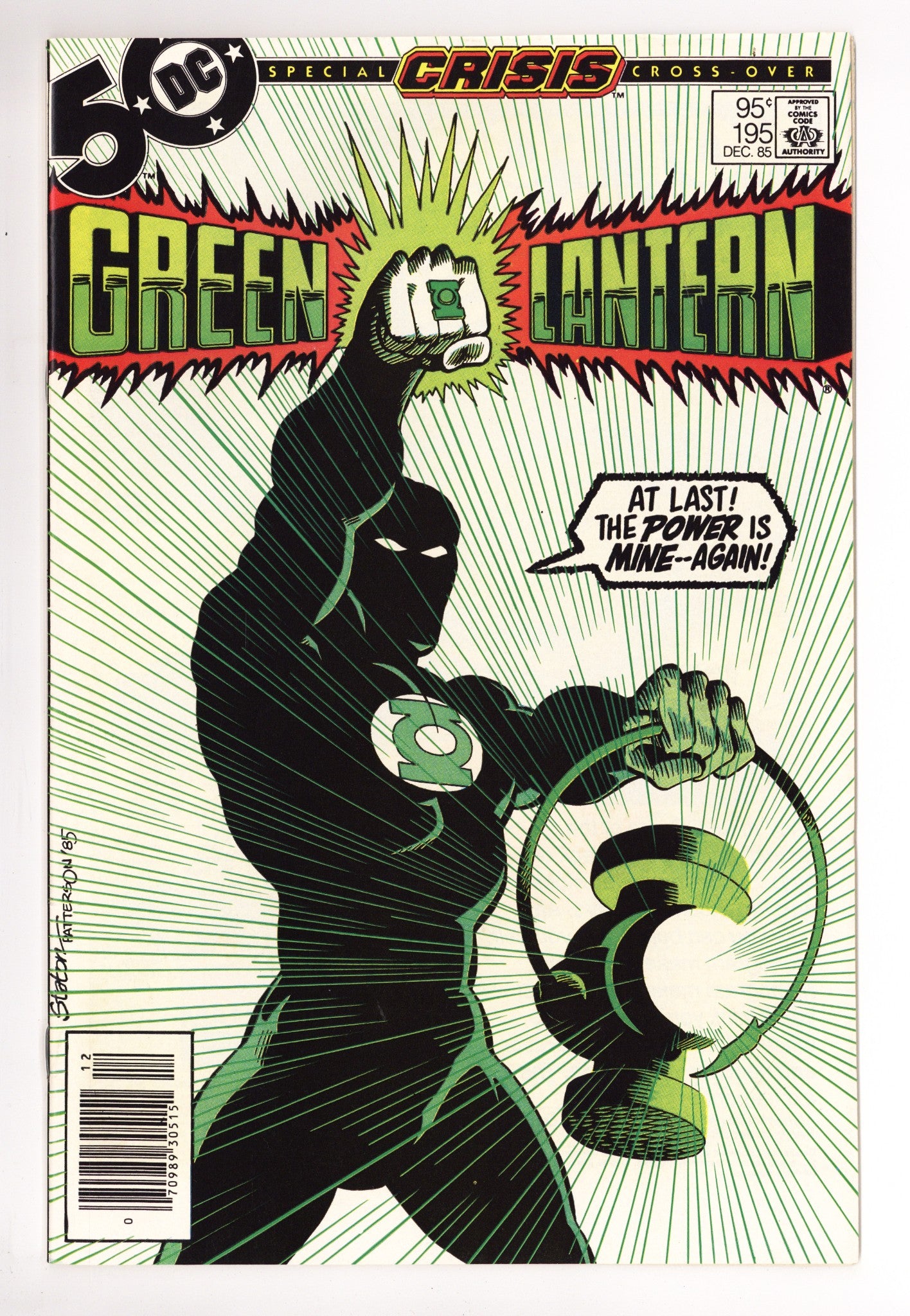 Green Lantern Vol 2 195 NM- (9.2) (1985) Canadian Price Variant 