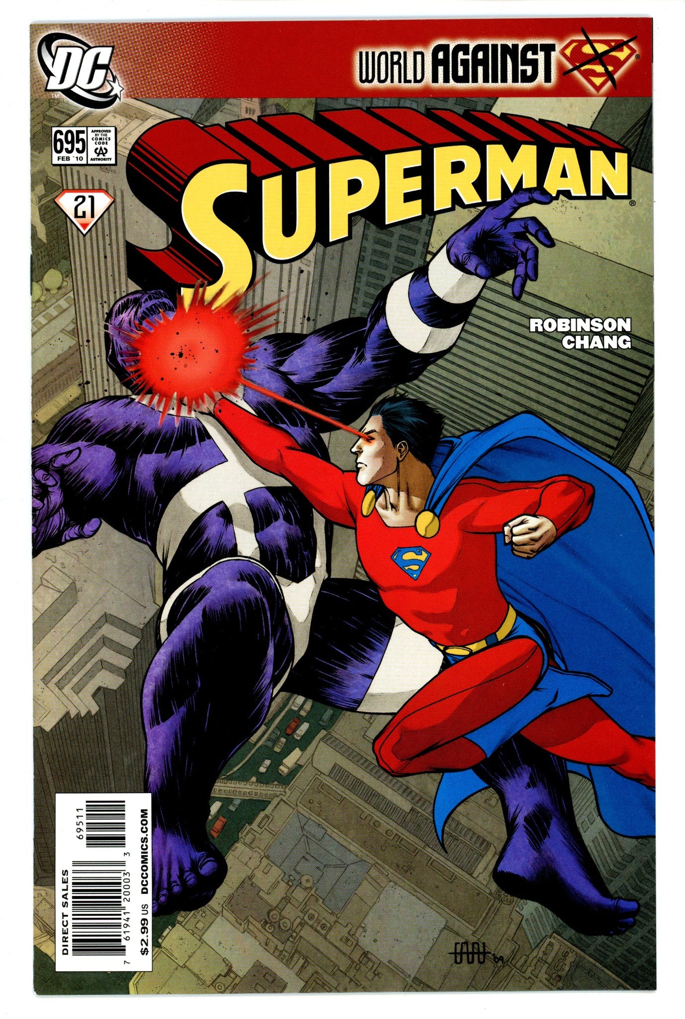 Superman Vol 1 695 High Grade (2010) 