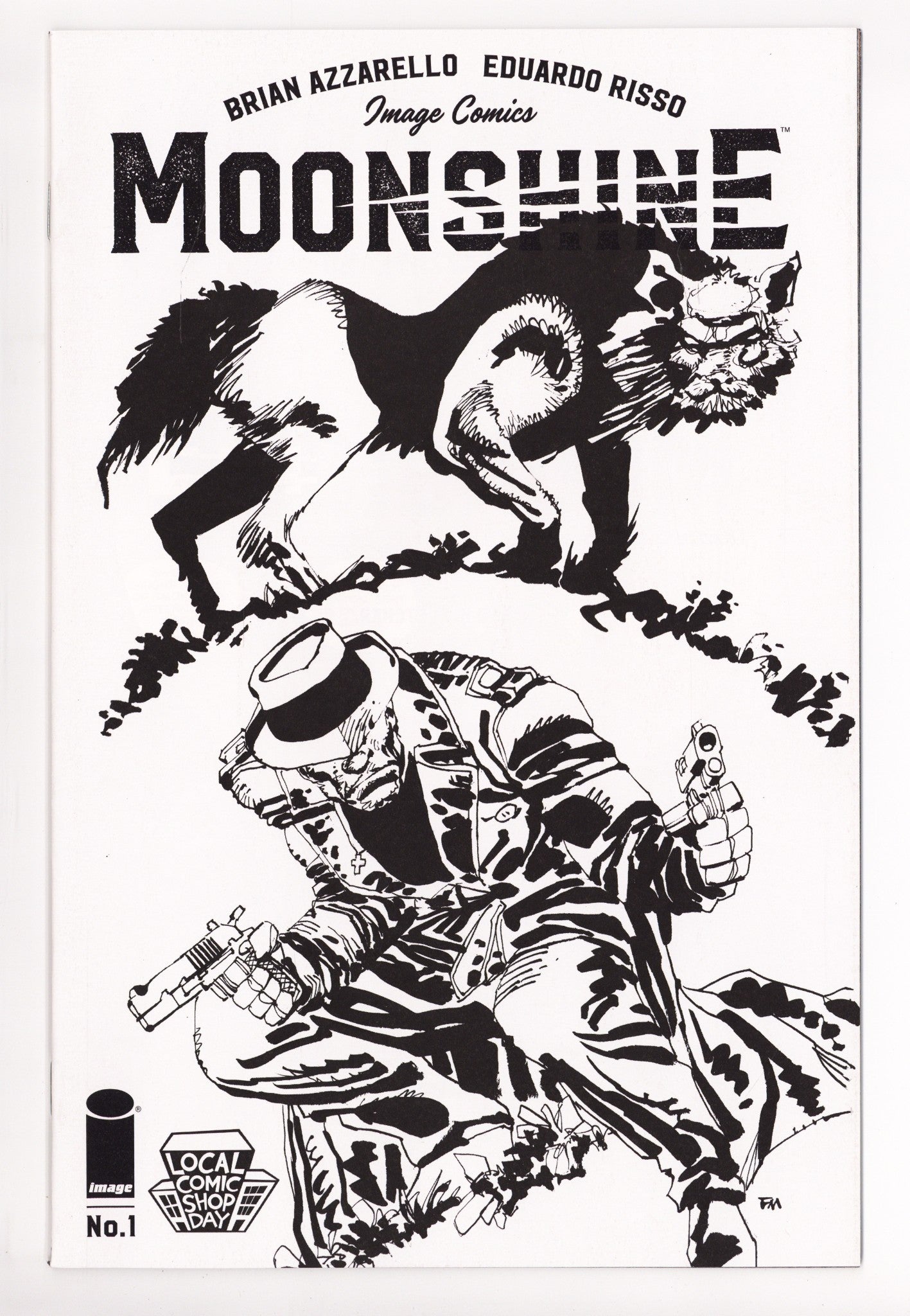 Moonshine 1 High Grade (2016) Miller B&W Variant 