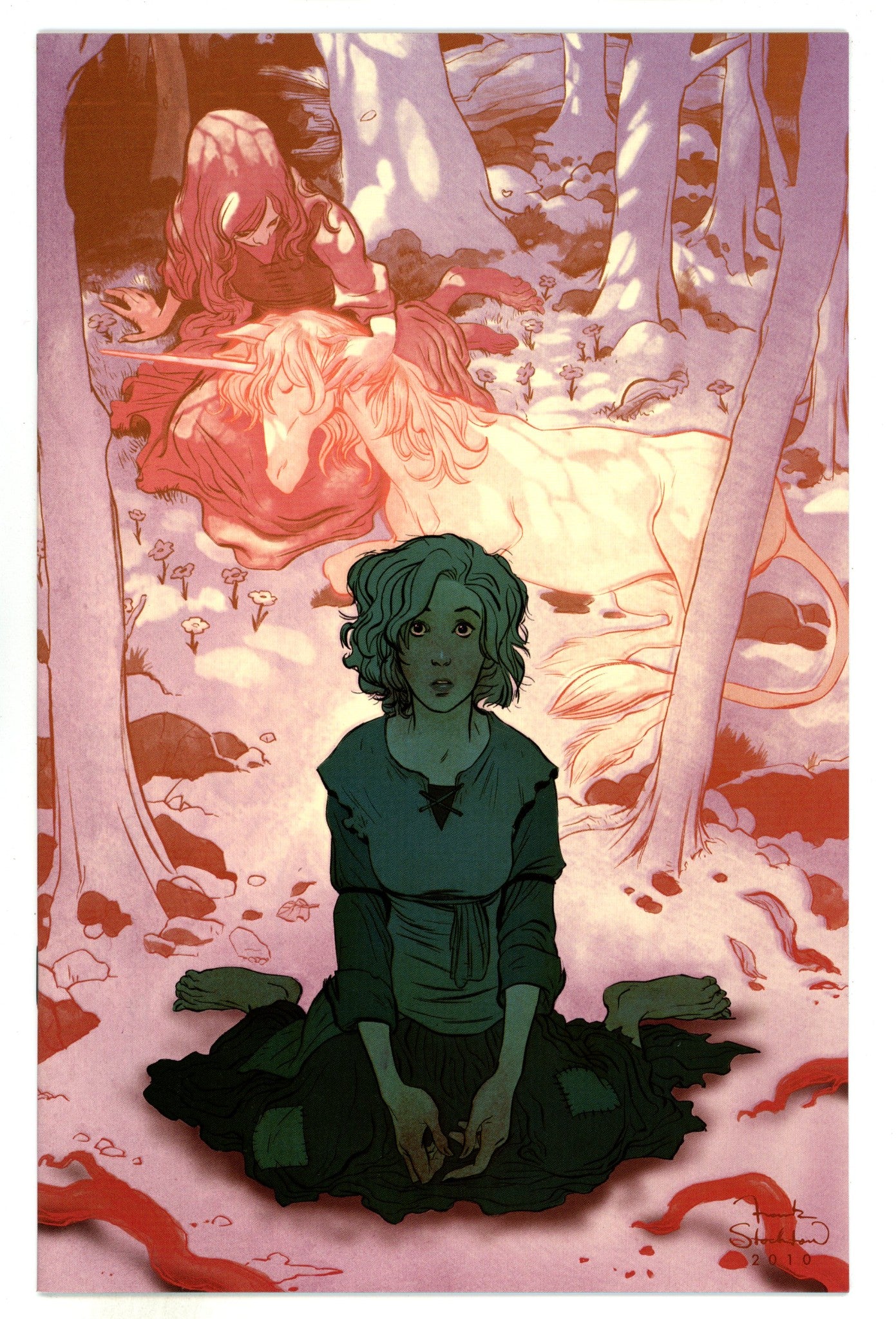 The Last Unicorn 3 VF/NM (9.0) (2010) Stockton Virgin Incentive Variant 