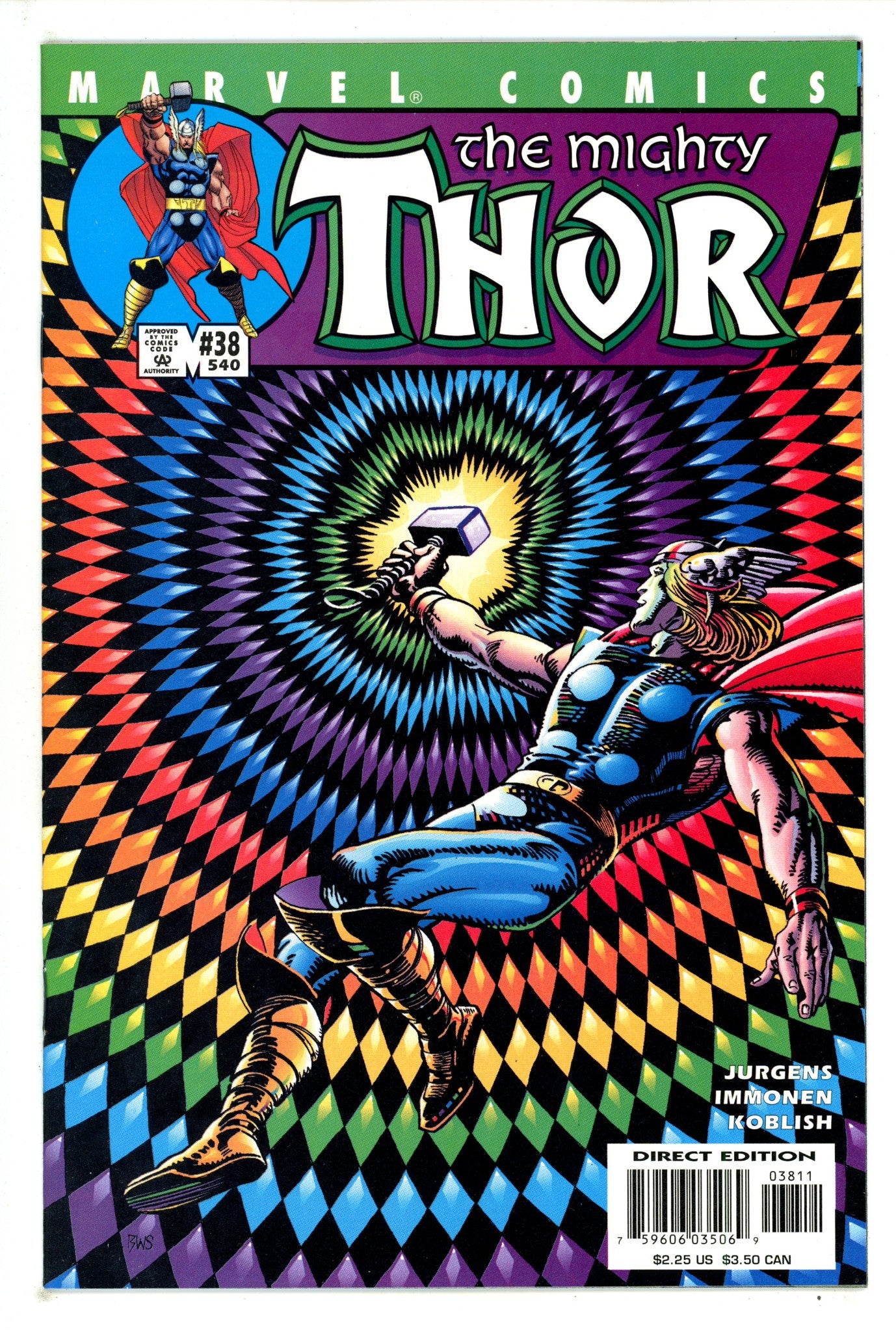 Thor Vol 2 38 (540) High Grade (2001) 