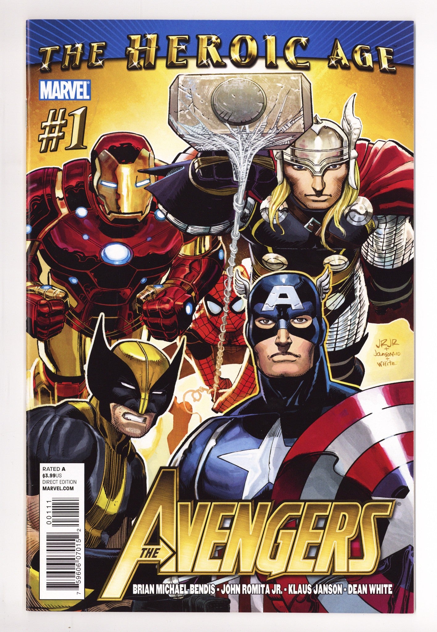 Avengers Vol 4 1 High Grade (2010) 