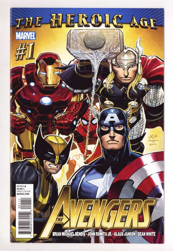 Avengers Vol 4 1 High Grade (2010)