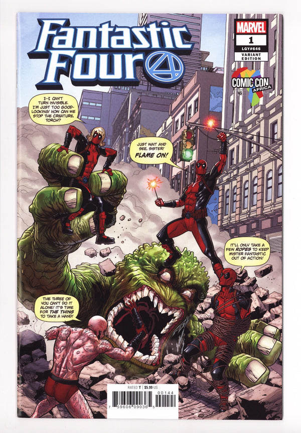 Fantastic Four Vol 6 1 VF/NM (9.0) (2018) Sliney Exclusive Variant