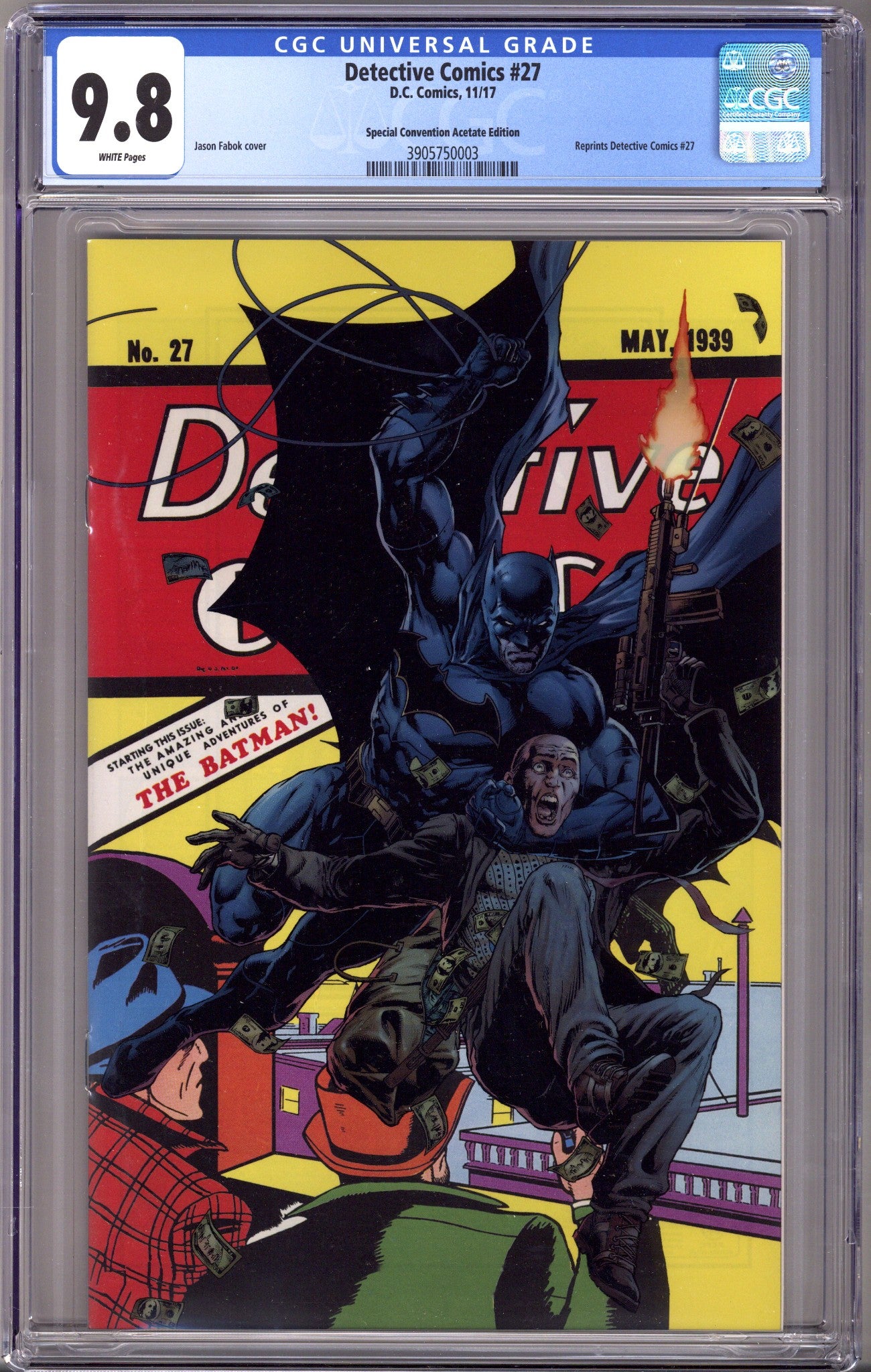 Detective Comics Vol 1 27 Acetate Convention CGC 9.8 (2022)