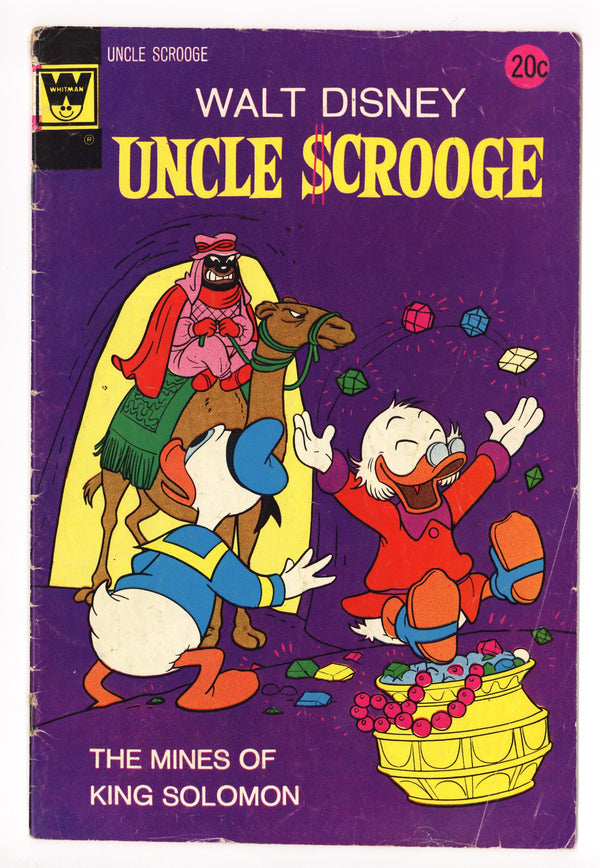 Walt Disney Uncle Scrooge 108 Very Low Grade Whitman (1973)
