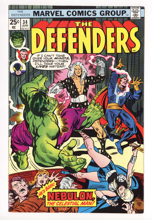The Defenders Vol 1 34 Mid Grade (1976) 