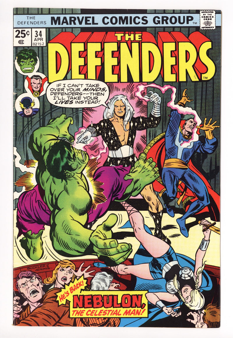 The Defenders Vol 1 34 Mid Grade (1976) 