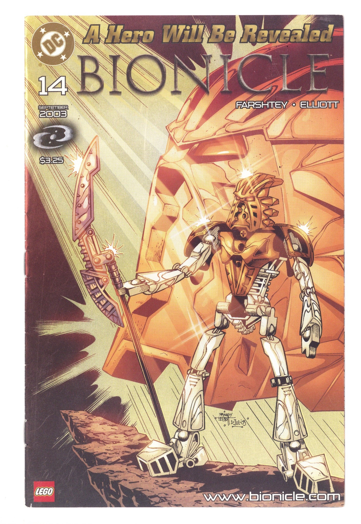 Bionicle 14 Low Grade (2003) Canadian Price Variant 