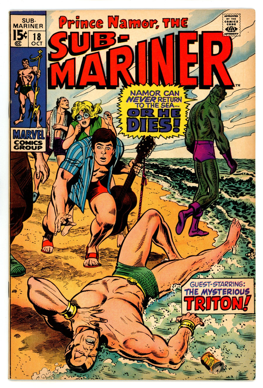 Sub-Mariner Vol 1 18 FN (6.0) (1969) 