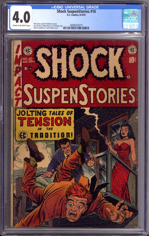 Shock SuspenStories Vol 1 10 CGC 4.0 (VG) (1953)