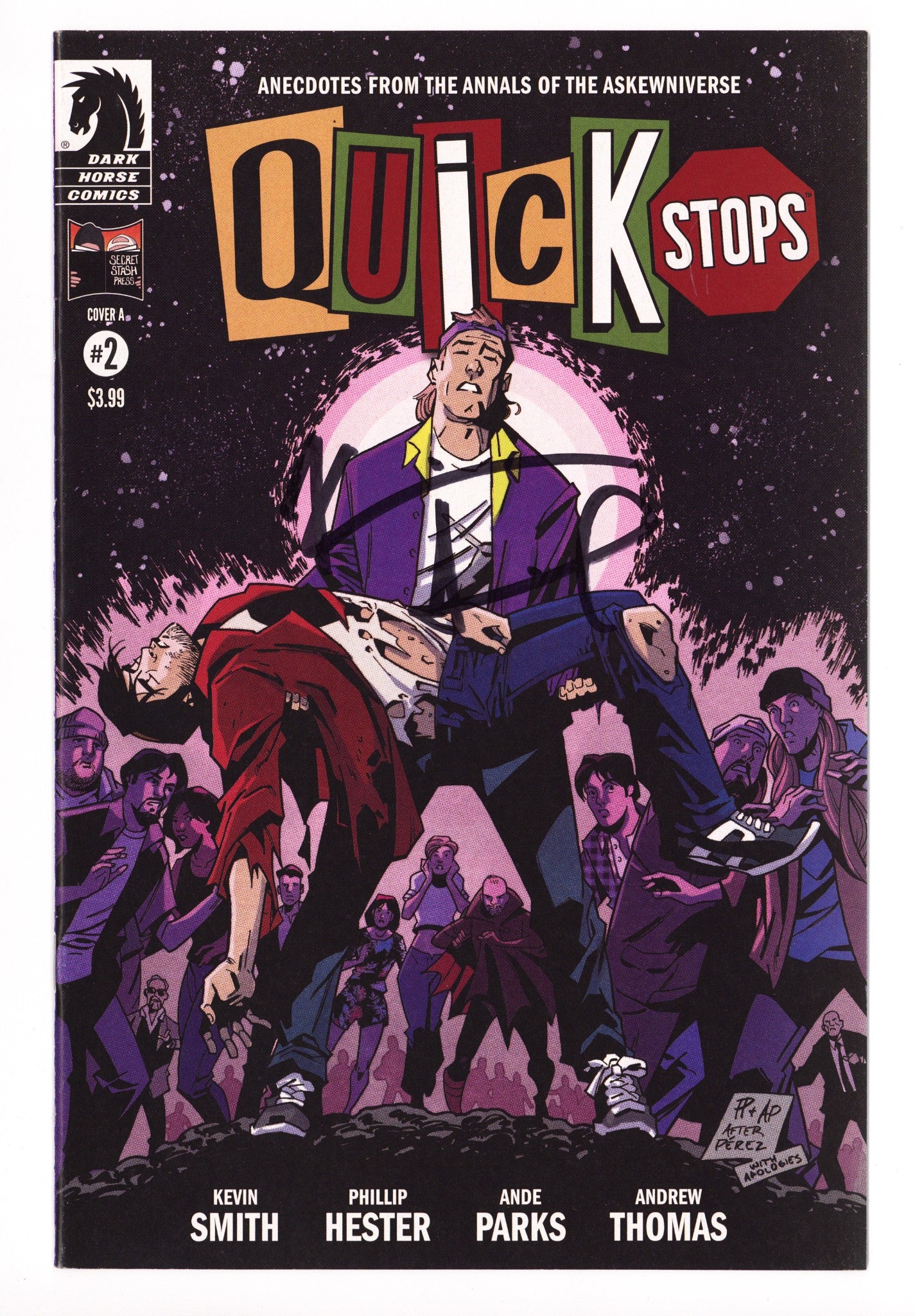 Quick Stops 2 High Grade (2022) Signed x1 Cover Kevin Smith 