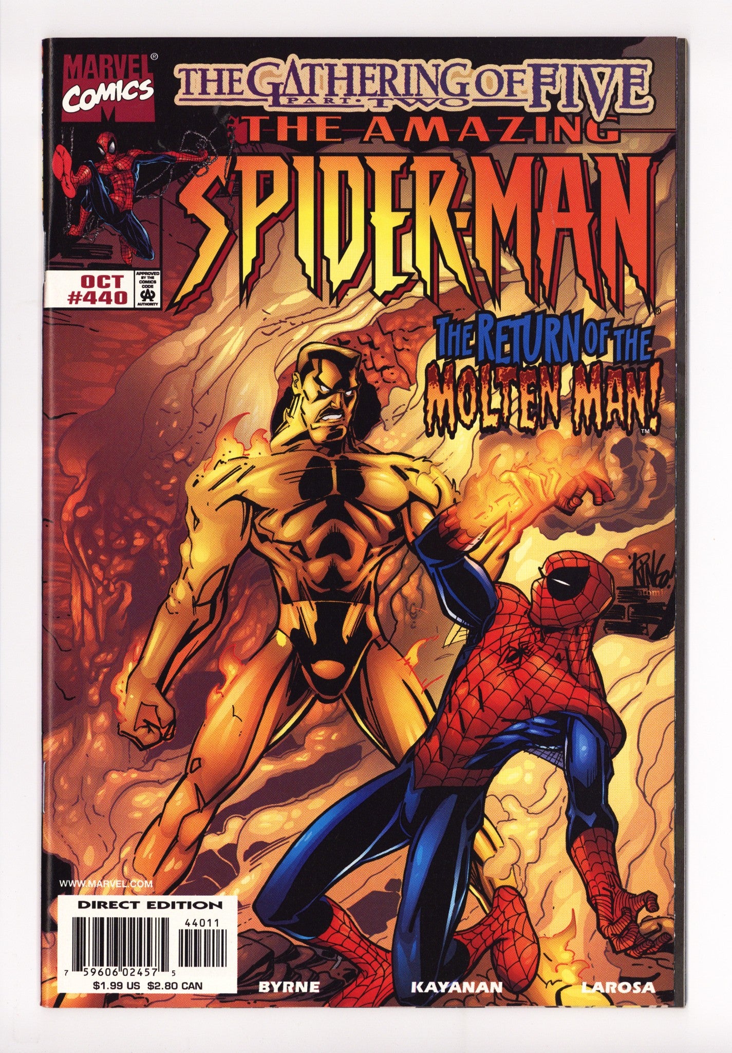 The Amazing Spider-Man Vol 1 440 NM (9.4) (1998) 