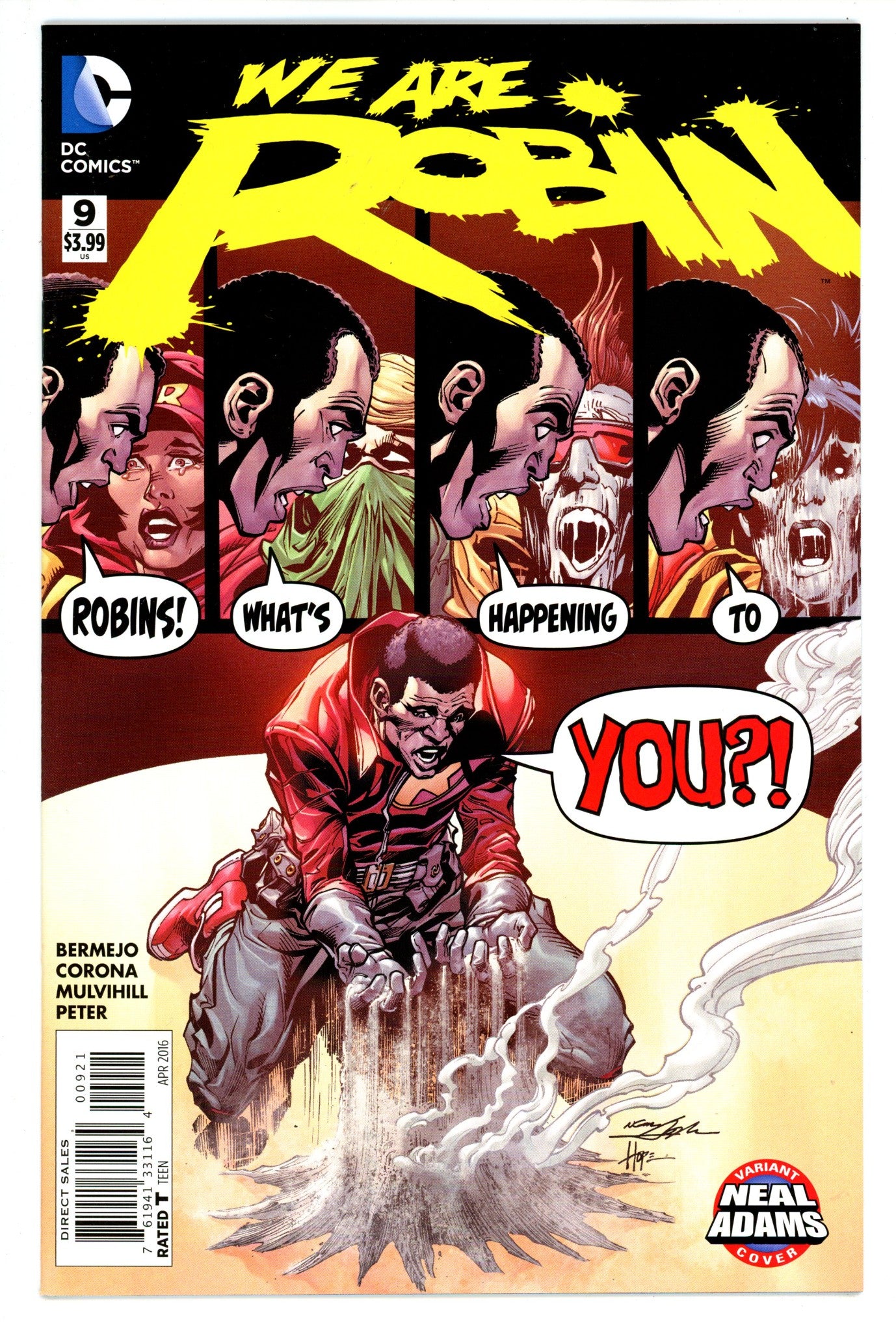 We Are Robin 9 High Grade (2016) Adams Variant 
