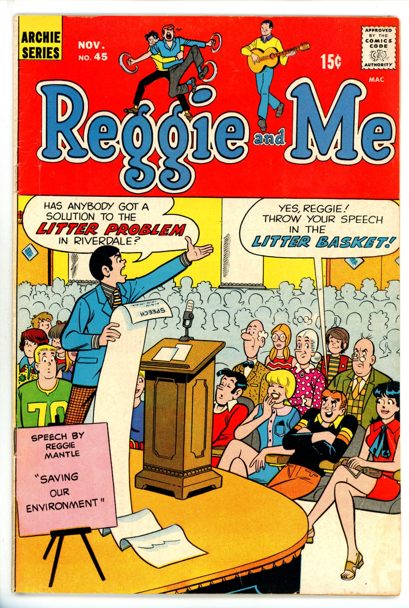 Reggie and Me 45 VG/FN (1970)