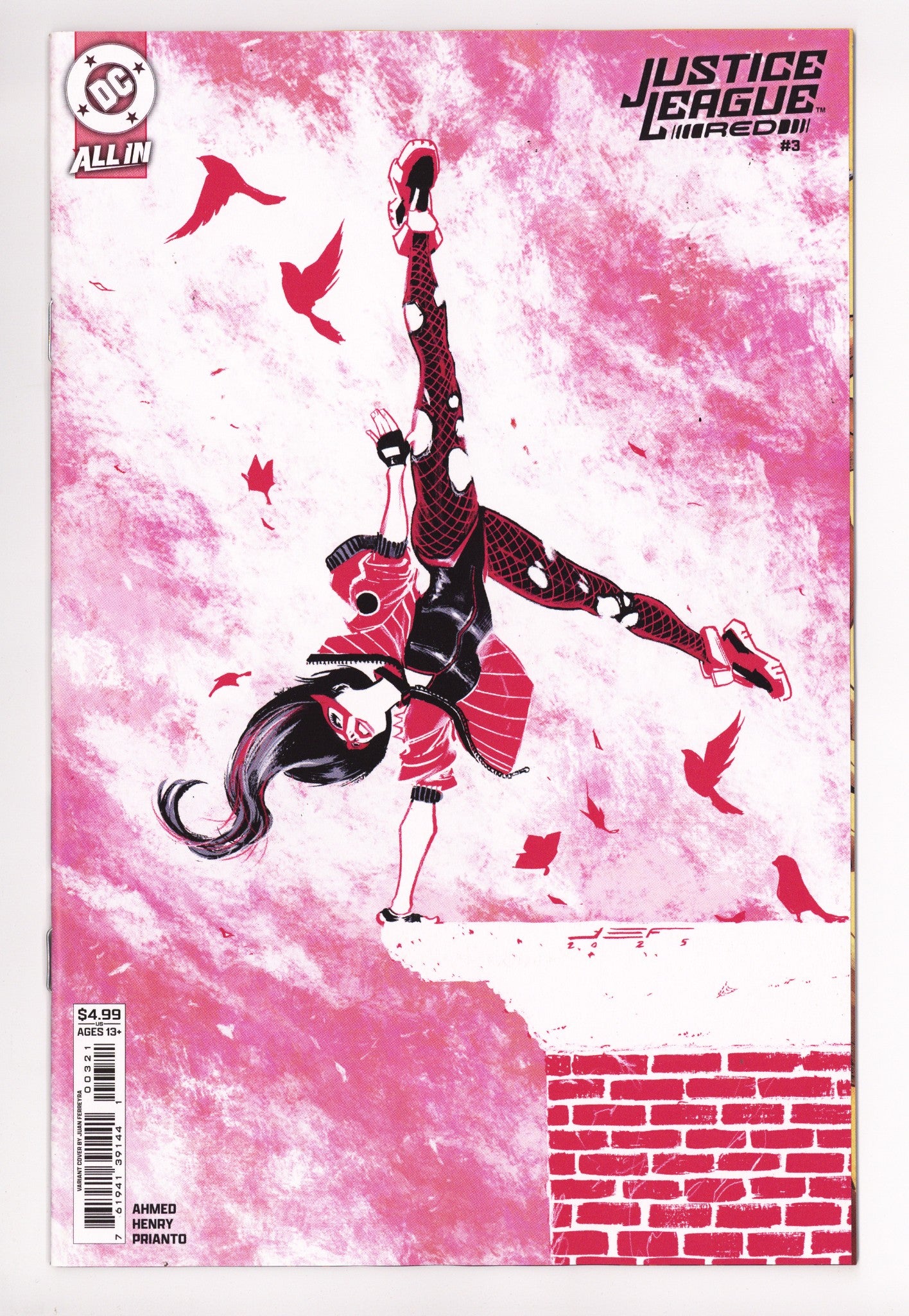 Justice League Red  3 Ferreyra  Variant   (2025)
