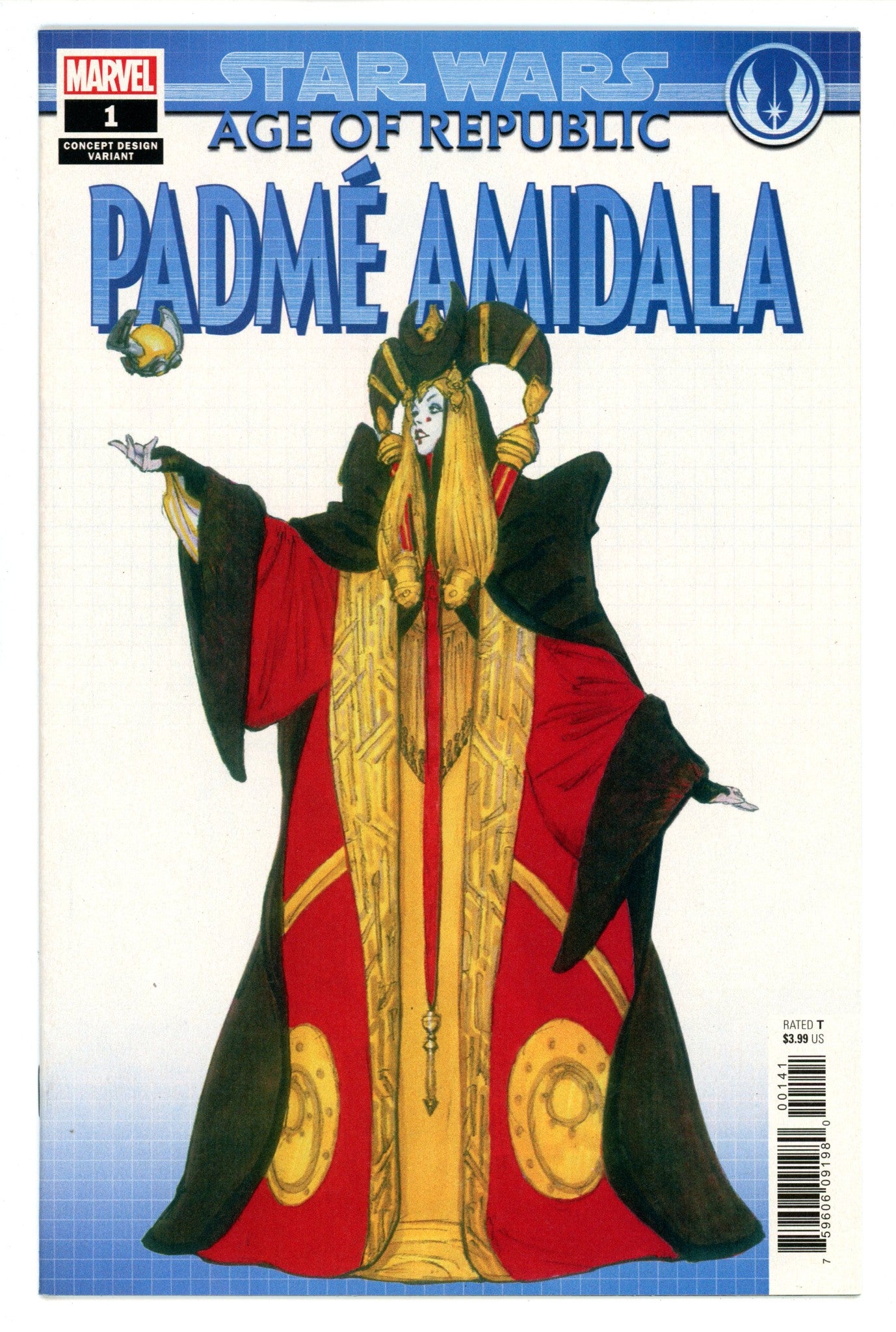 Star Wars: Age of Republic - Padm√© Amidala 1 NM- (9.2) (2019) McCaig Design Variant 