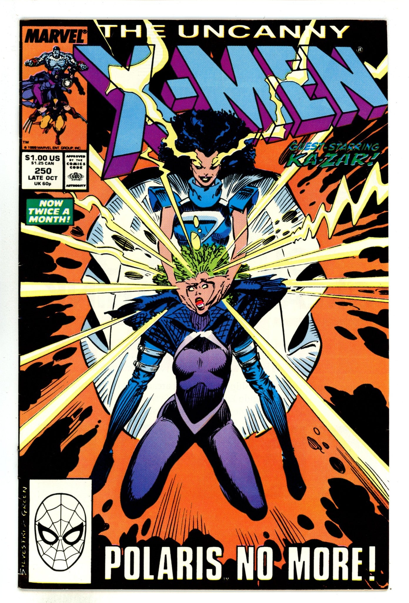The Uncanny X-Men Vol 1 250 Mid Grade (1989) 