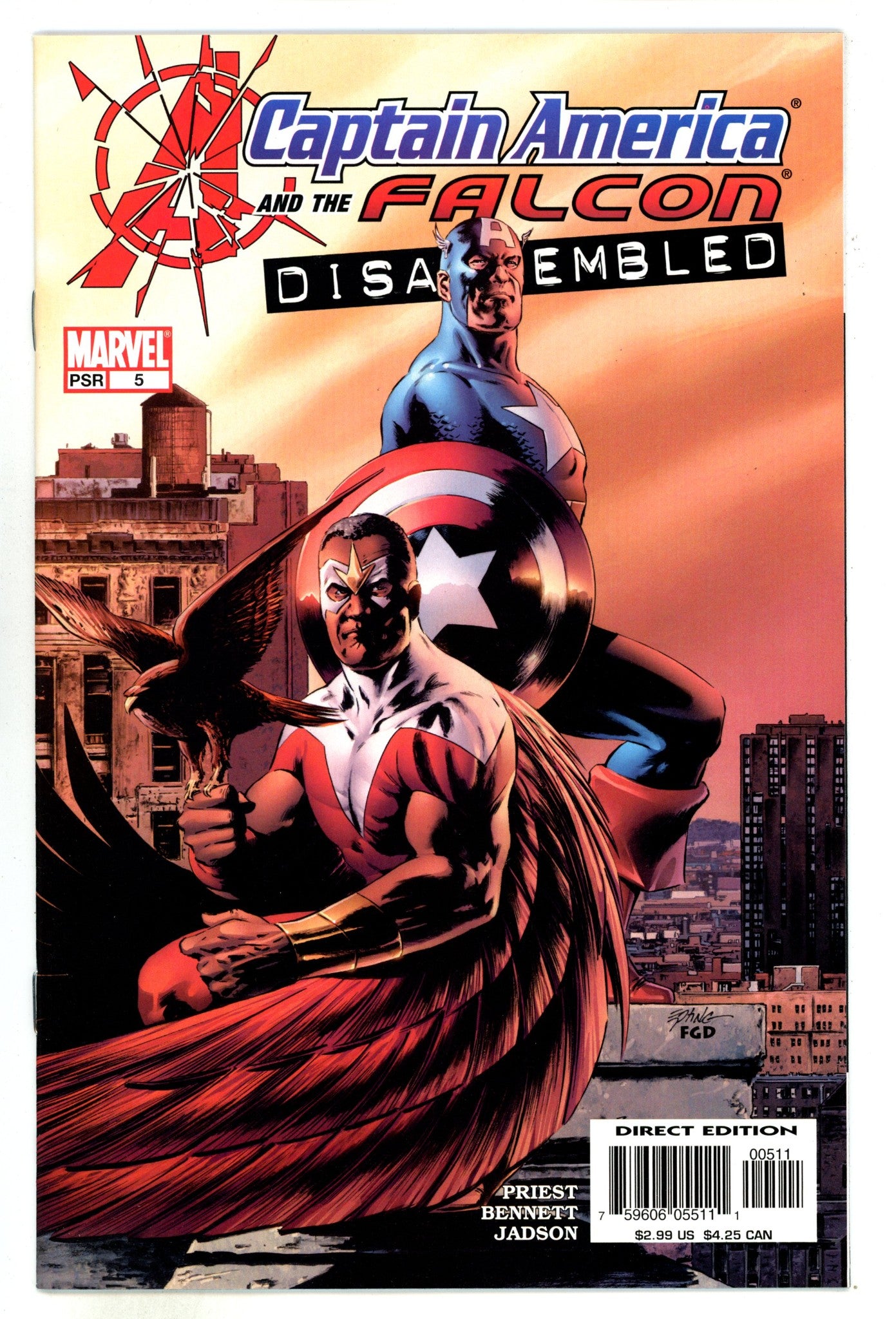 Captain America & the Falcon Vol 1 5 High Grade (2004) 