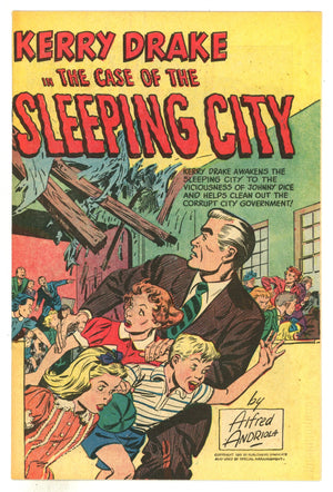 Kerry Drake in the Case of the Sleeping City [nn] VF- (7.5) (1951) 