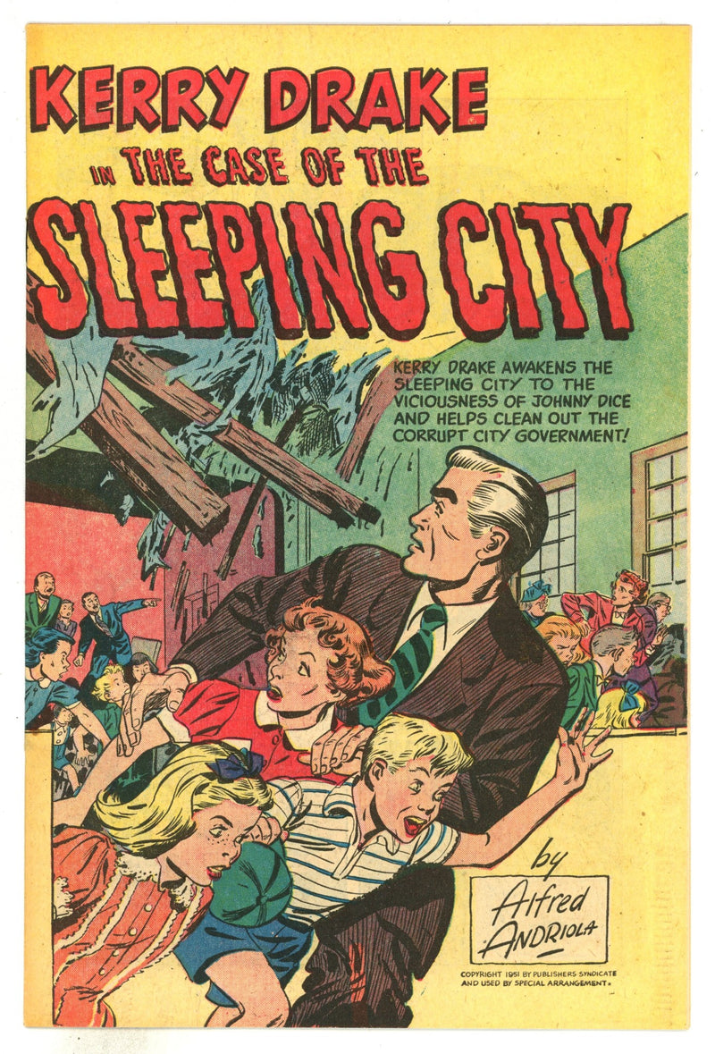 Kerry Drake in the Case of the Sleeping City [nn] VF- (7.5) (1951) 