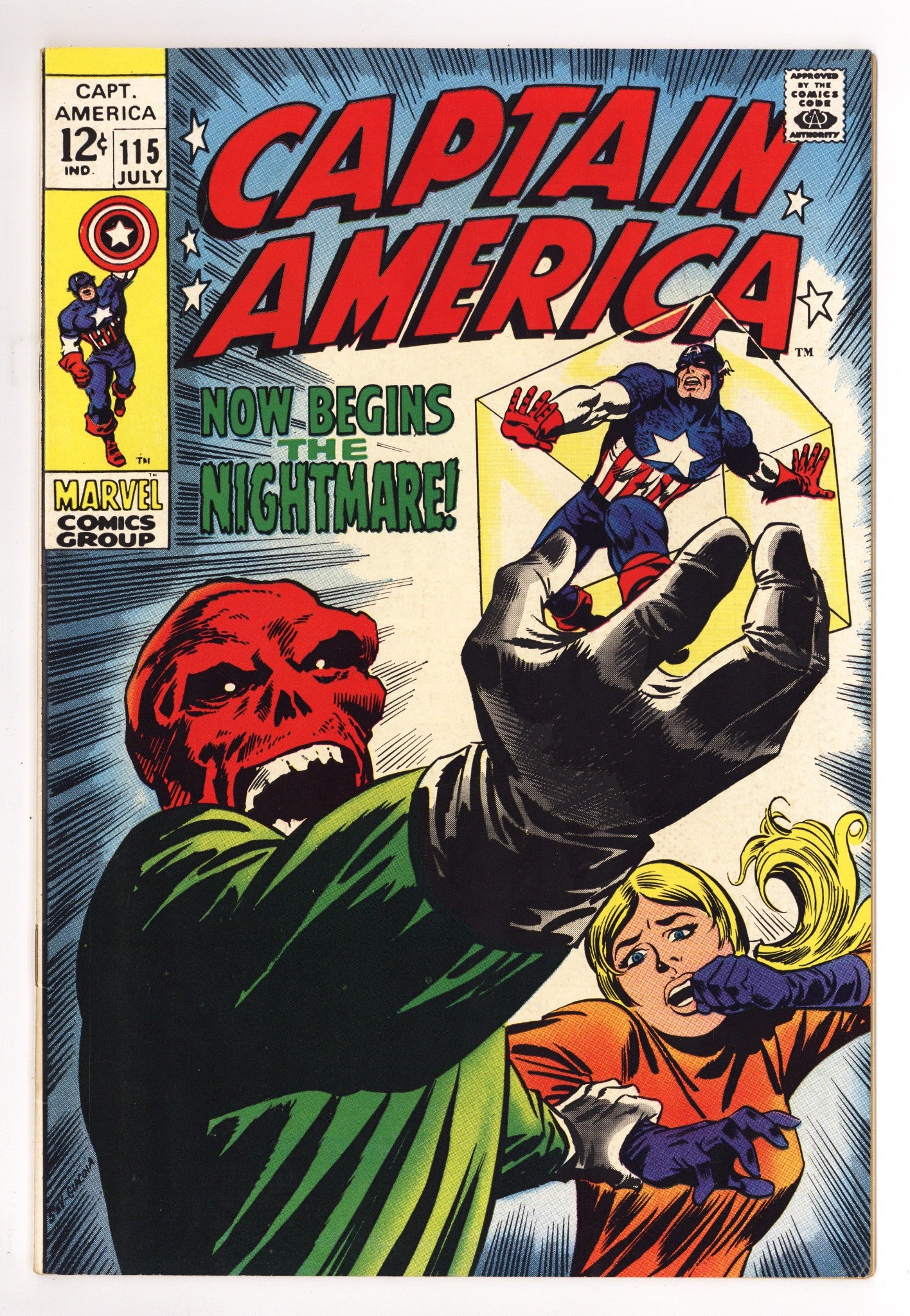 Captain America Vol 1 115 VF- (7.5) (1969) 
