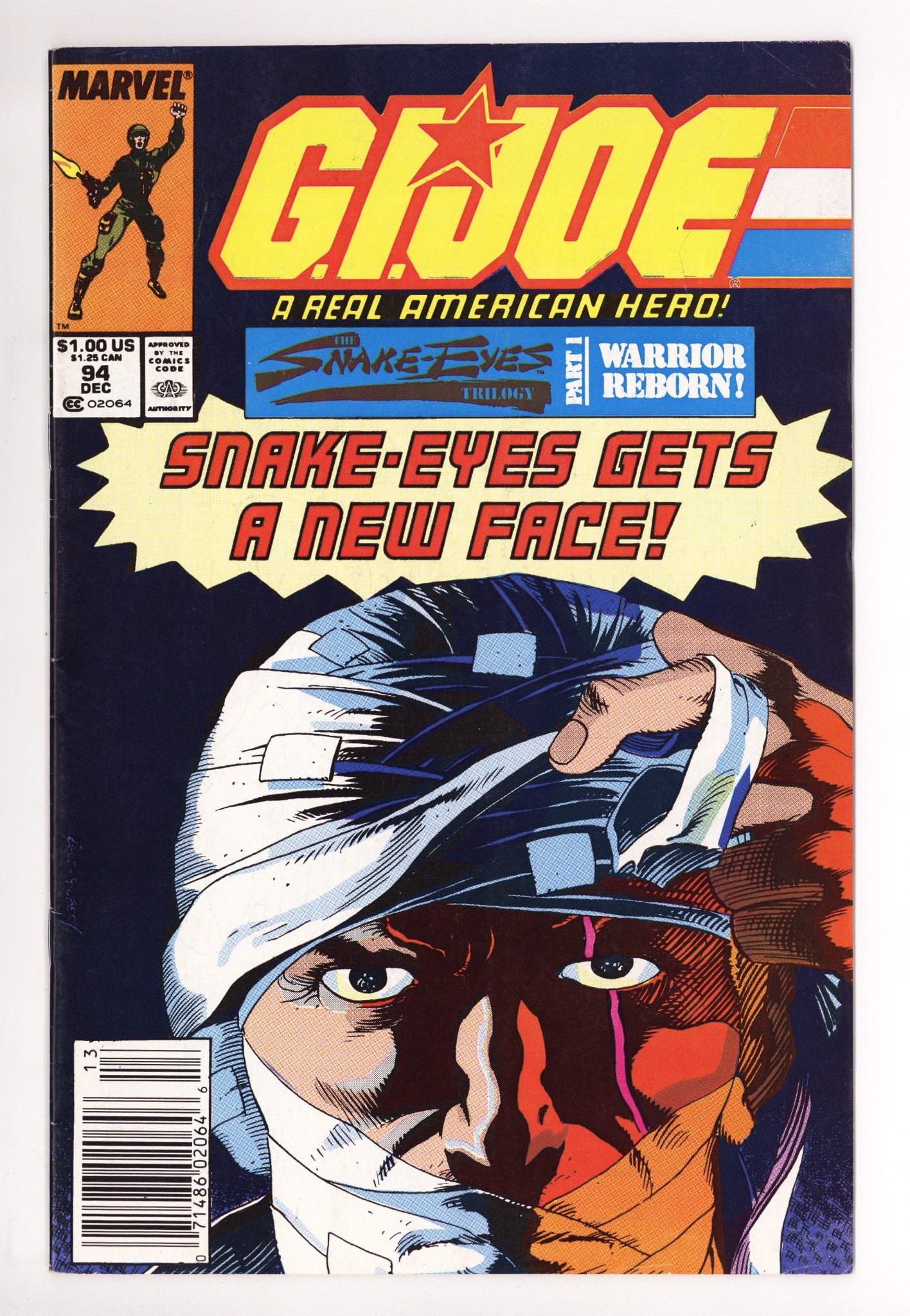 G.I. Joe, A Real American Hero 94 Low Grade (1989) Newsstand 