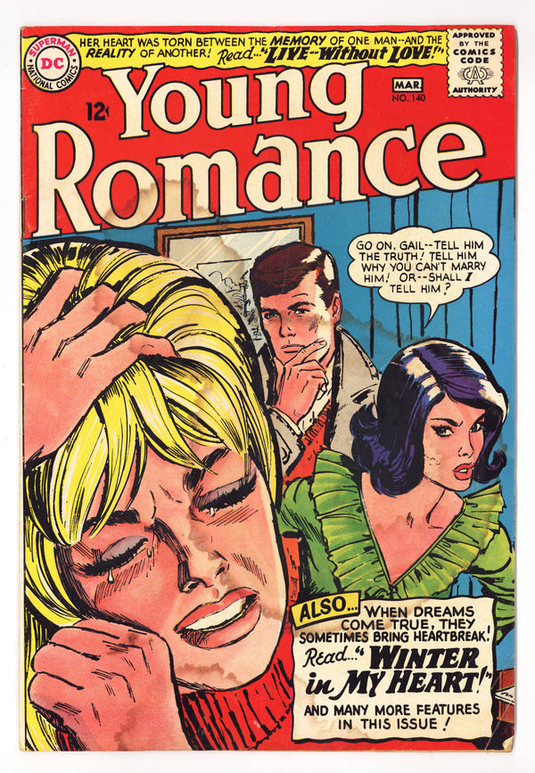 Young Romance 140 GD/VG (3.0) (1965)