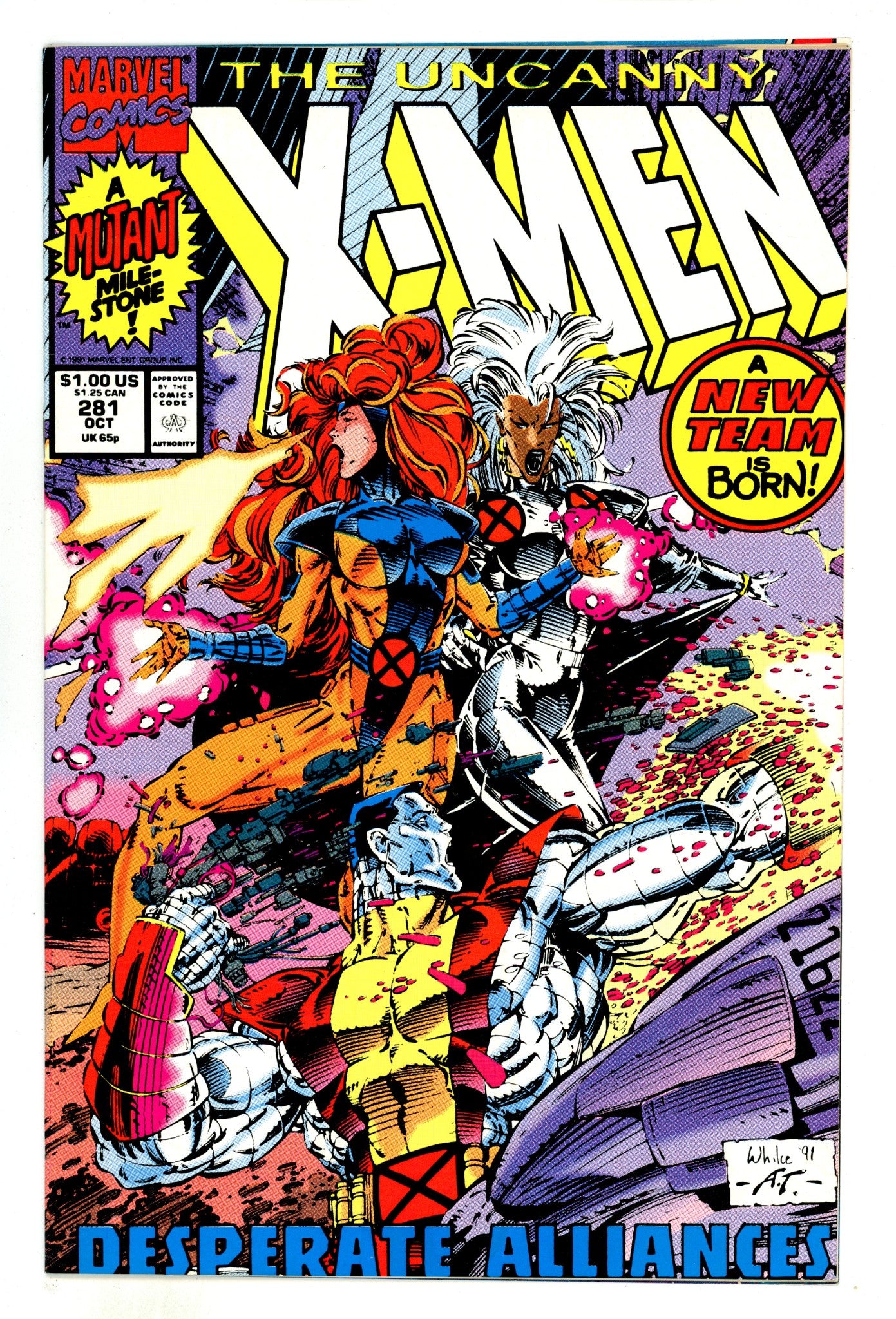 The Uncanny X-Men Vol 1 281  High Grade  (1991)  