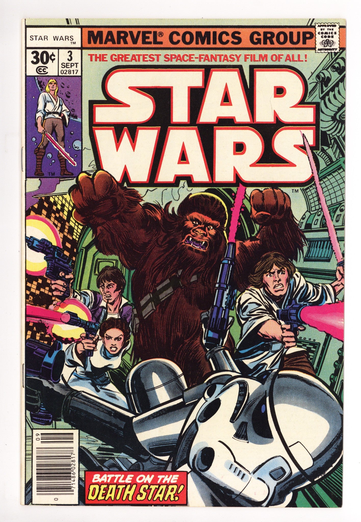 Star Wars Vol 1 3  VF (8.0)   (1977)        