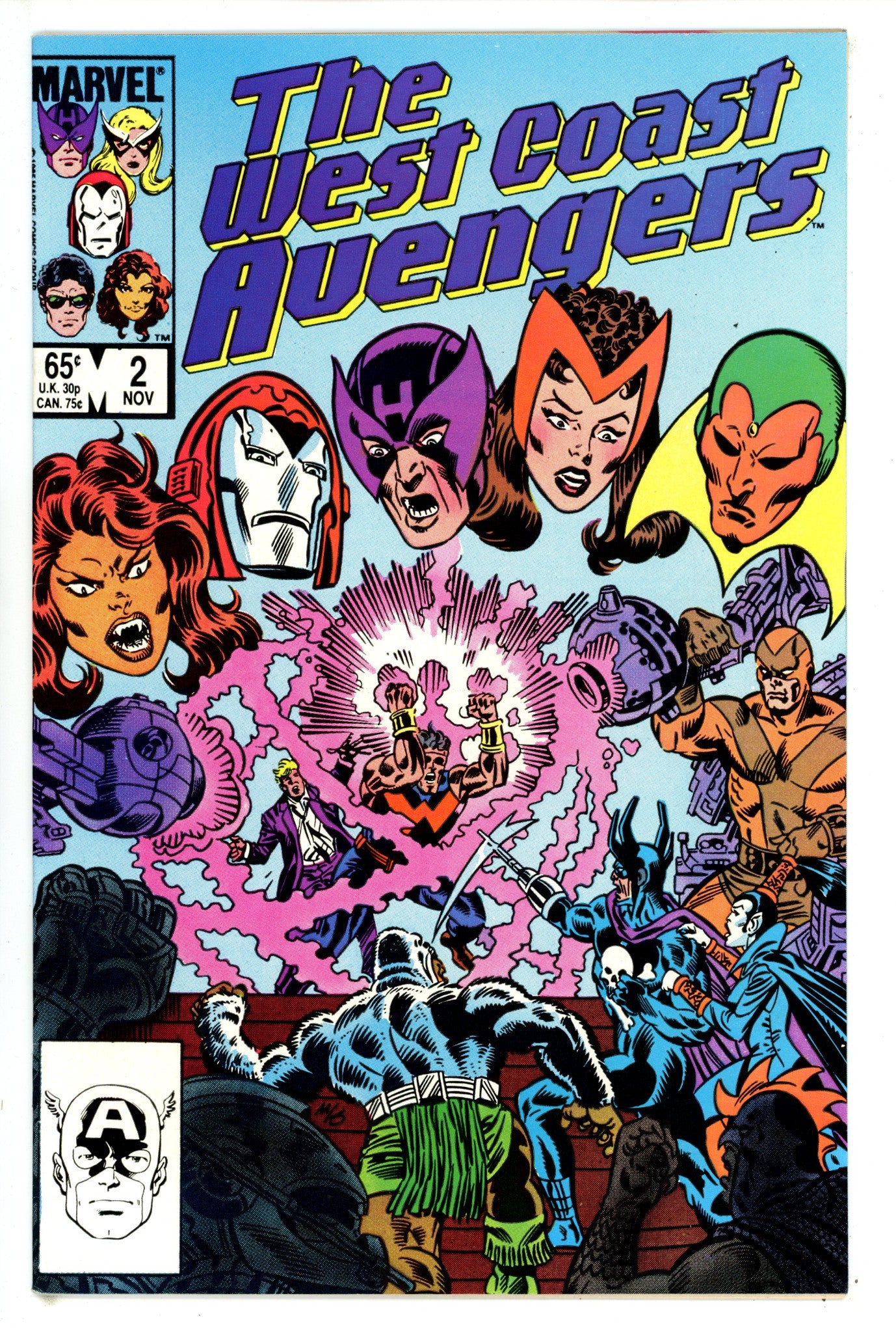 West Coast Avengers Vol 2 2 Mid Grade (1985) 