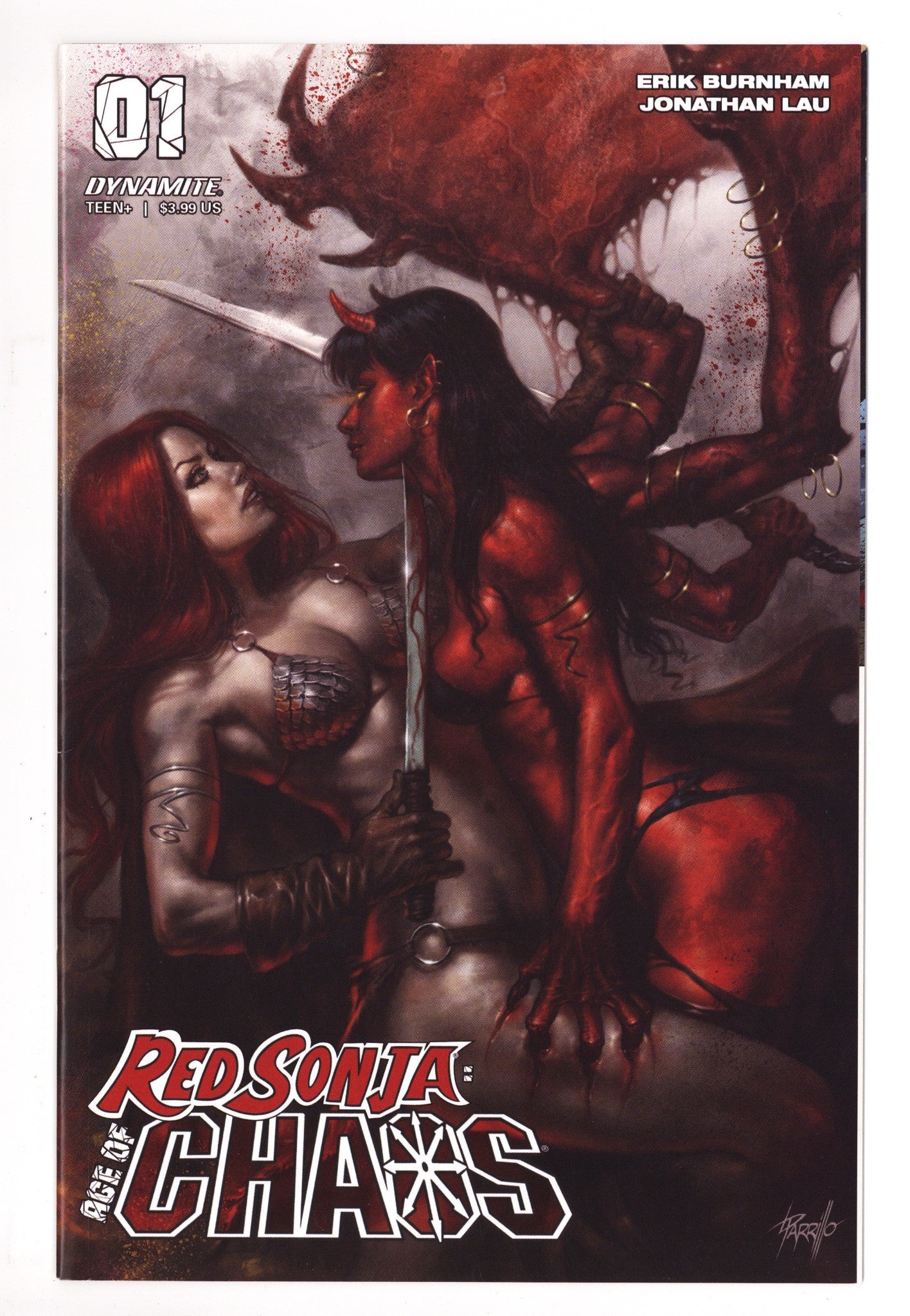 Red Sonja: Age of Chaos 1 High Grade (2020) Parrillo Variant 