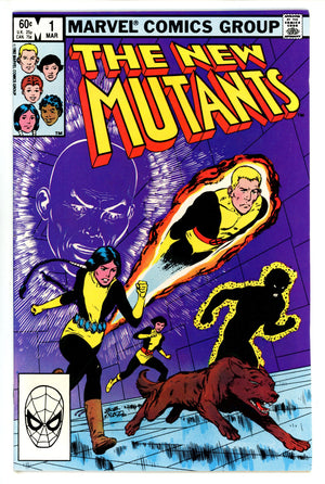 The New Mutants Vol 1 1 VF+ (8.5) (1983)