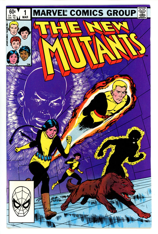 The New Mutants Vol 1 1 VF+ (8.5) (1983)