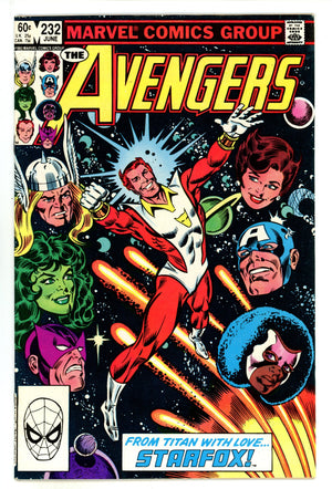 The Avengers Vol 1 232 VF (8.0) (1983)