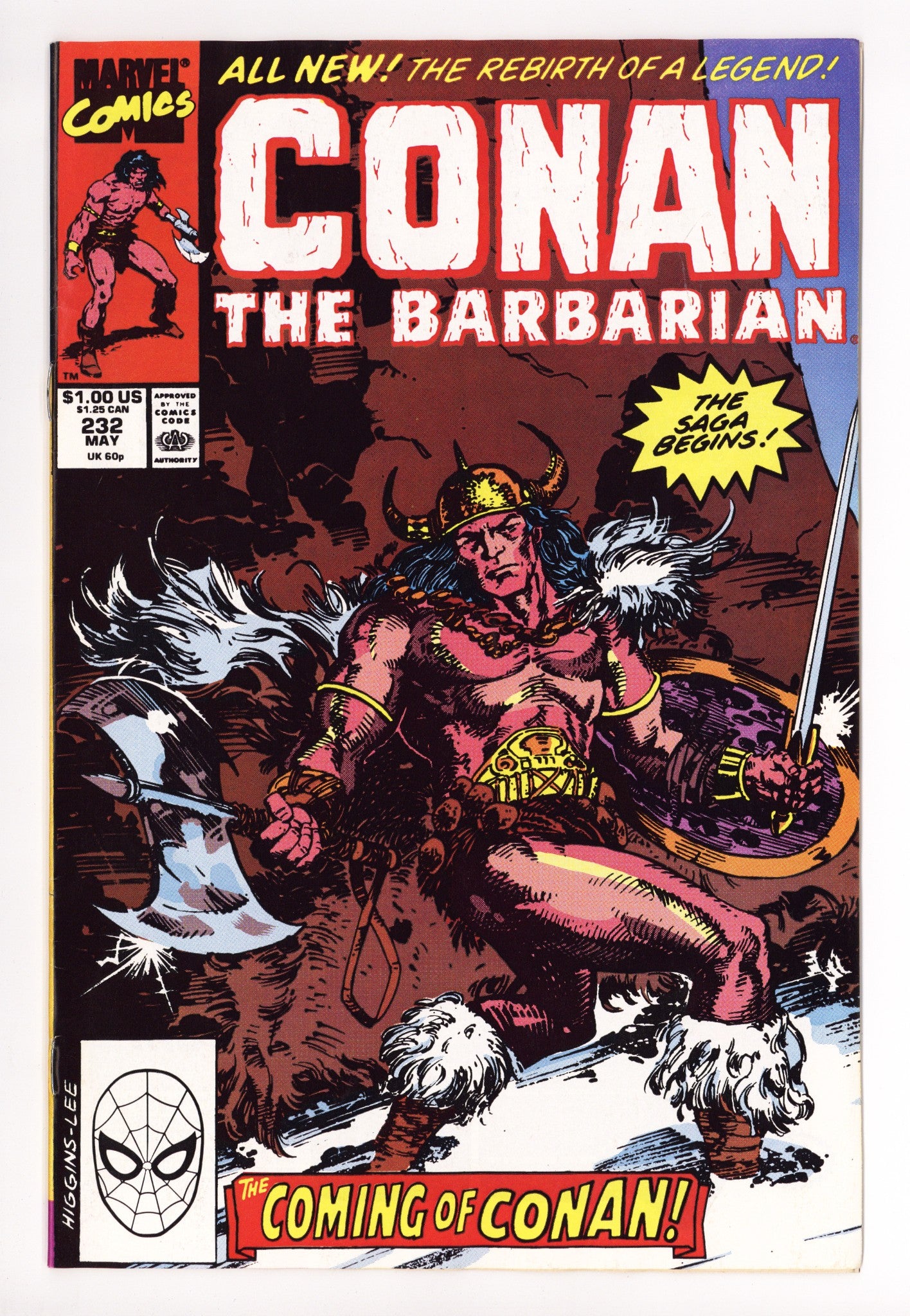 Conan the Barbarian Vol 1 232 Mid Grade (1990) 