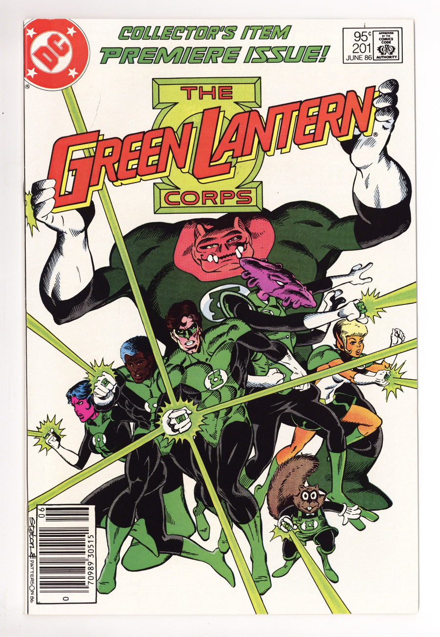 Green Lantern Vol 2 201 VF/NM (9.0) (1986) Canadian Price Variant 