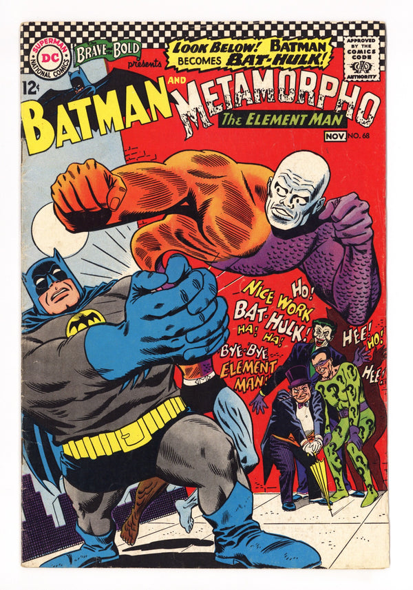 The Brave and the Bold Vol 1 68 VG- (3.5) (1966)