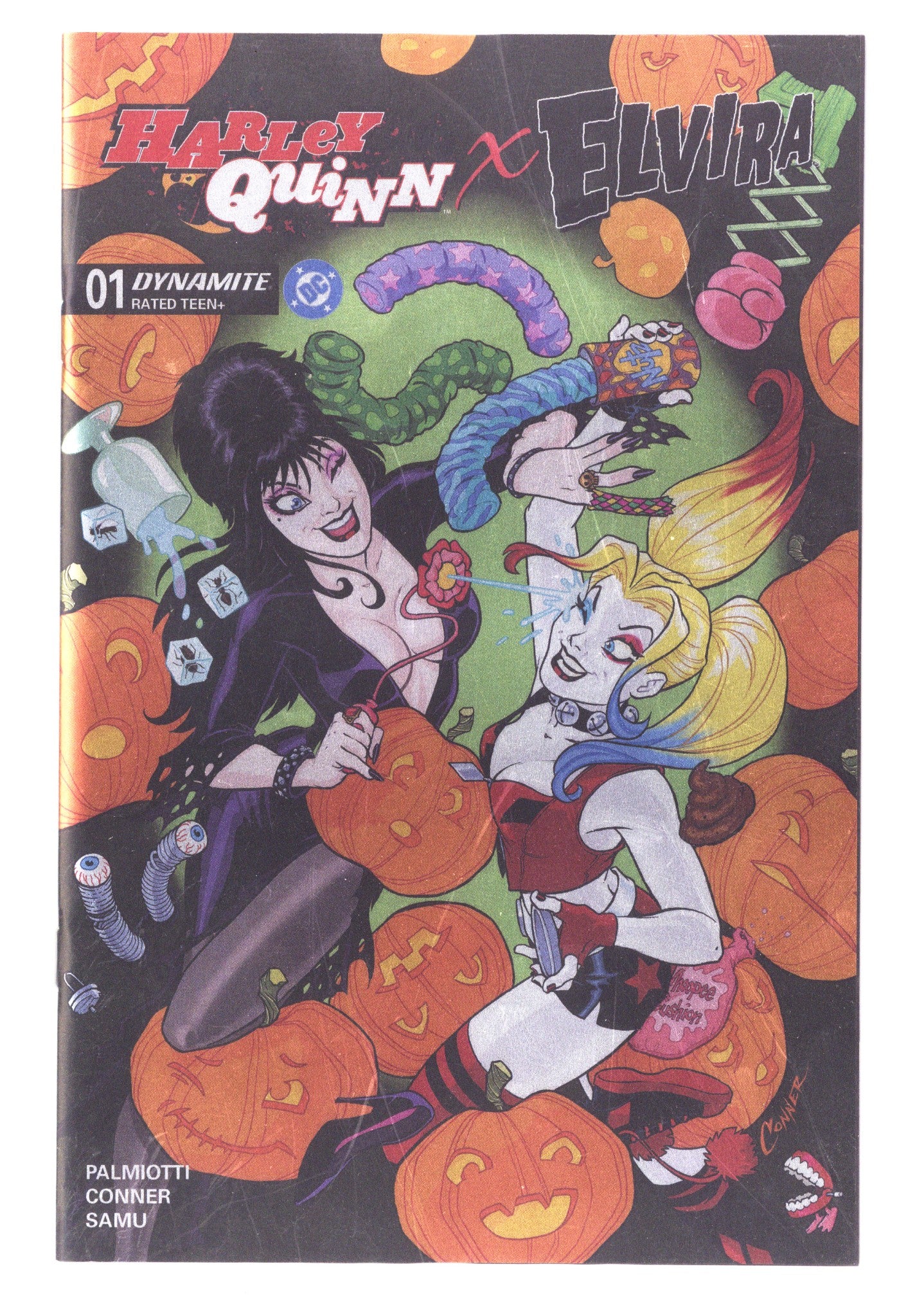Harley Quinn X Elvira 1 Conner Foil Variant (2025)