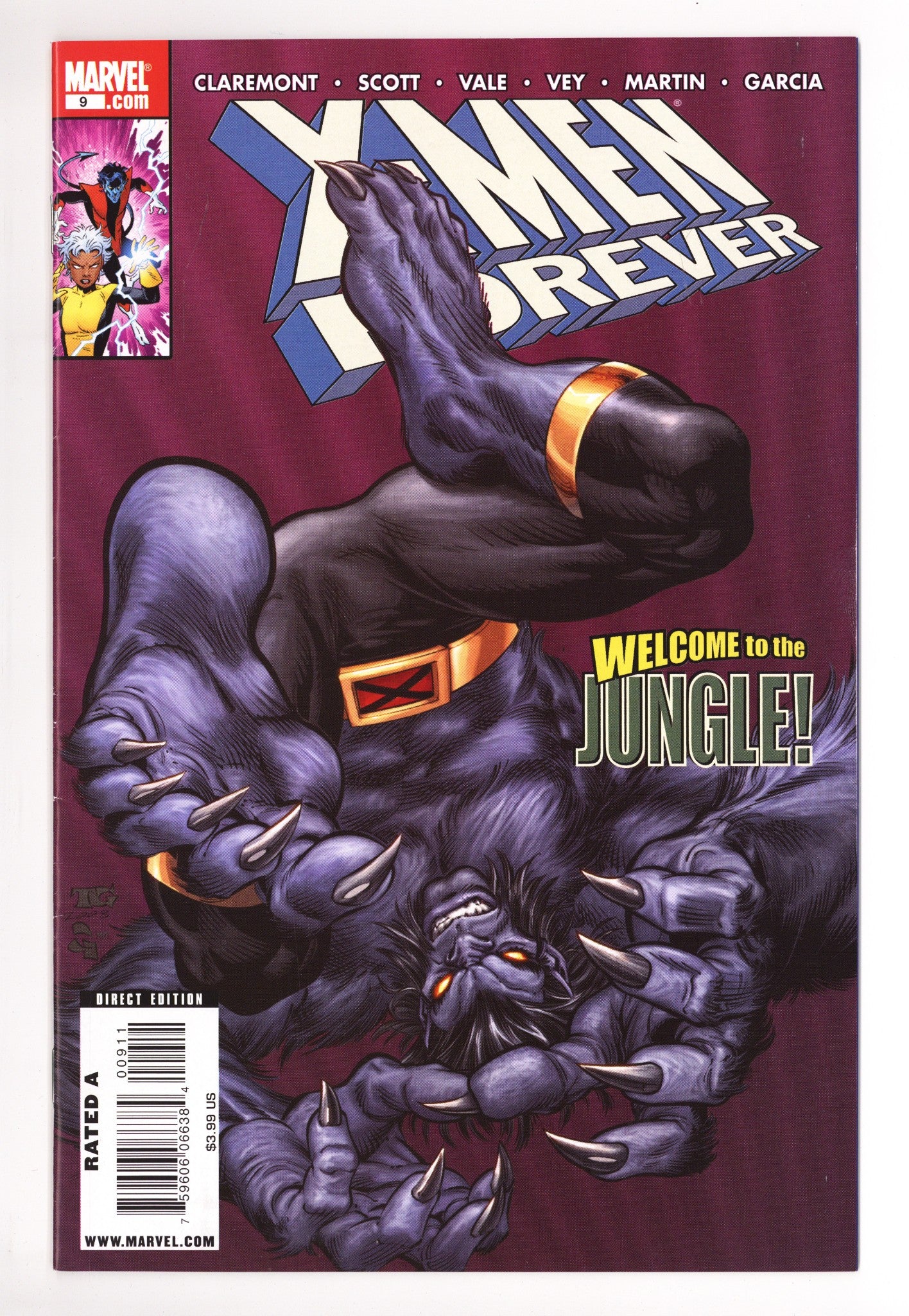 X-Men Forever Vol 2 9 Mid Grade (2009) 