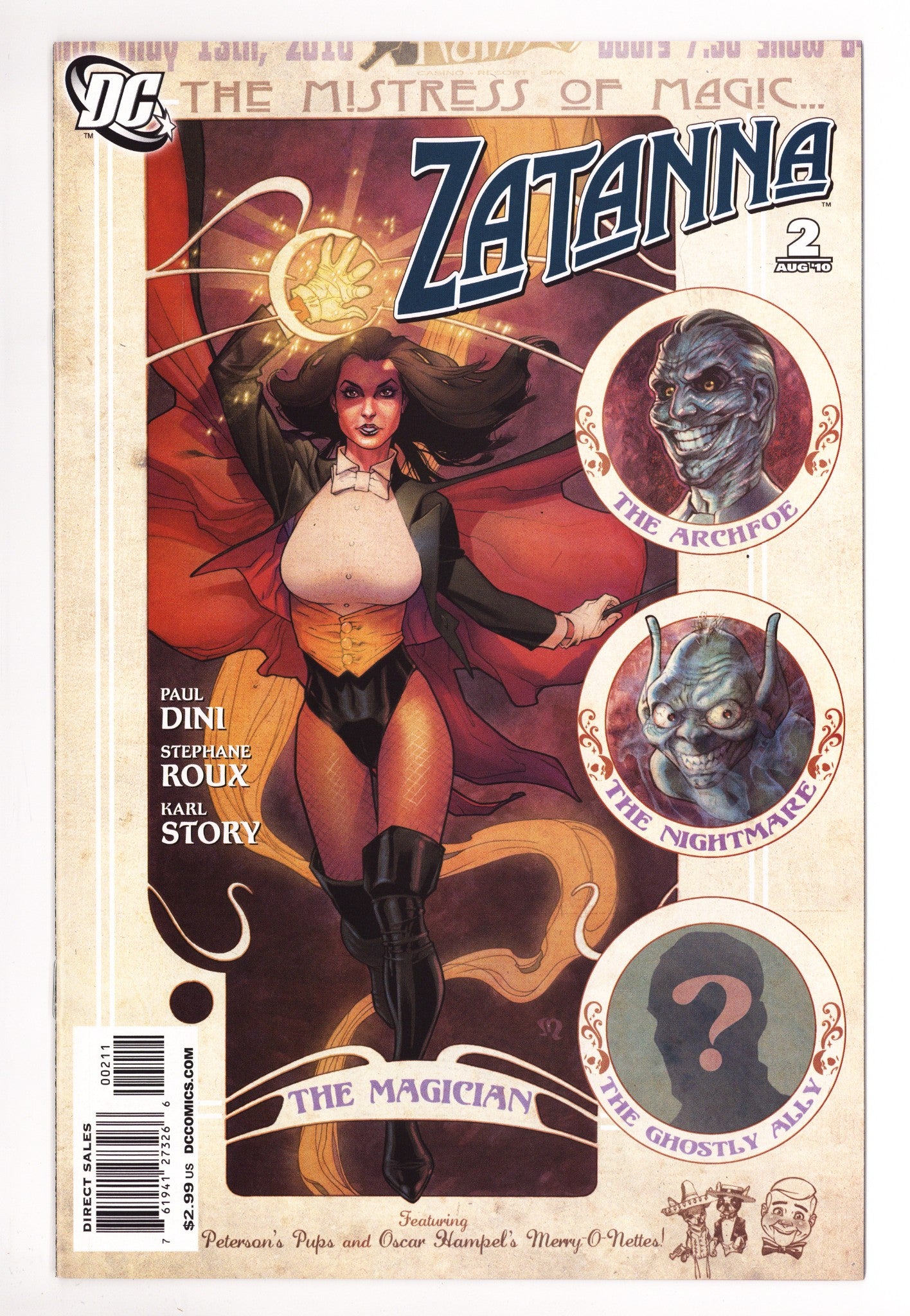Zatanna Vol 2 2 NM- (9.2) (2010) 