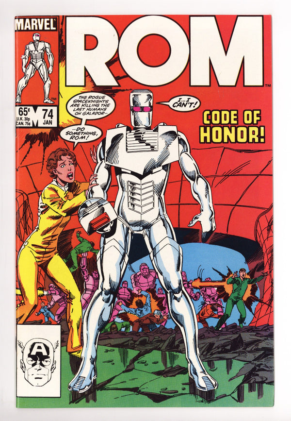 Rom Vol 1 74 Mid Grade (1986)