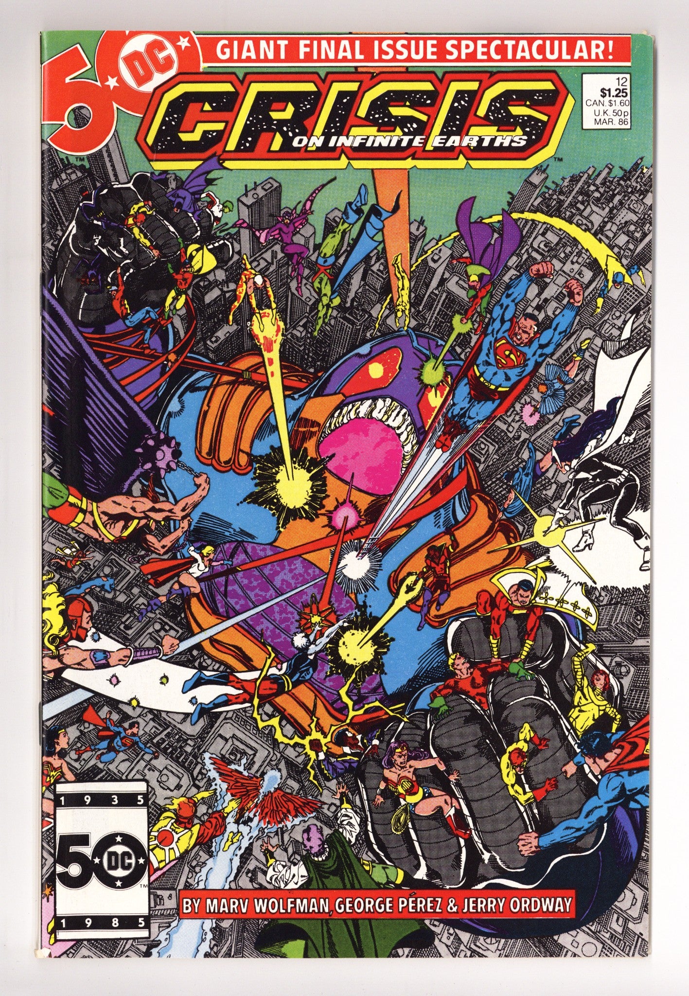 Crisis on Infinite Earths 12 VF/NM (9.0) (1986) 