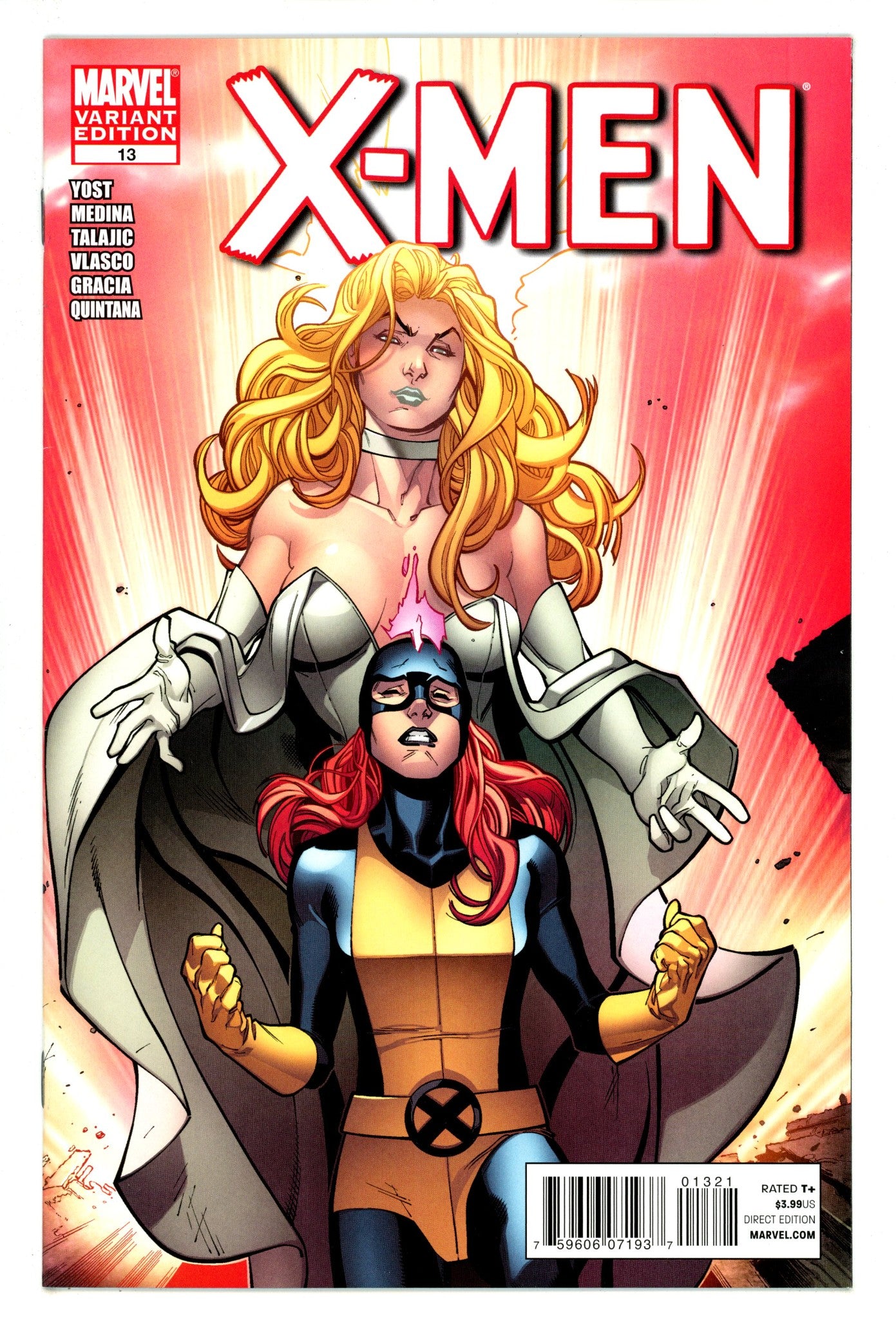 X-Men Vol 2 13 NM- (9.2) (2011) Medina Incentive Variant 