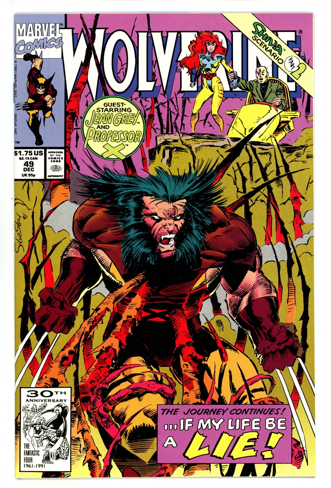 Wolverine Vol 2 49 NM- (9.2) (1991) 
