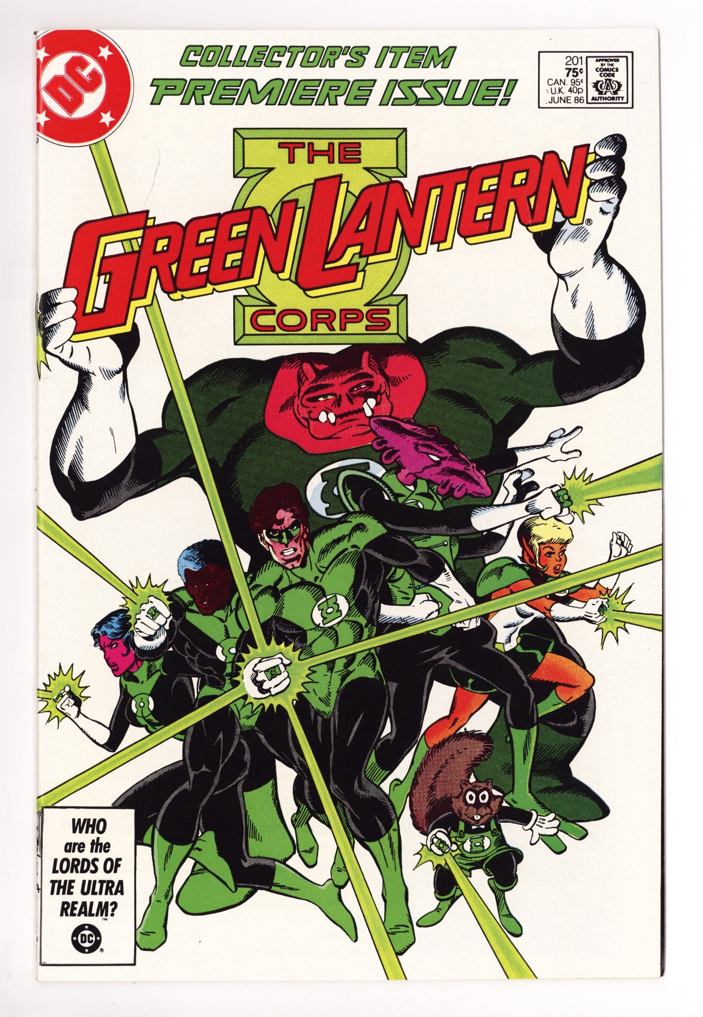 Green Lantern Vol 2 201  VF/NM (9.0)   (1986)        